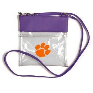 New Clemson Clear Gameday Crossbody with Logo